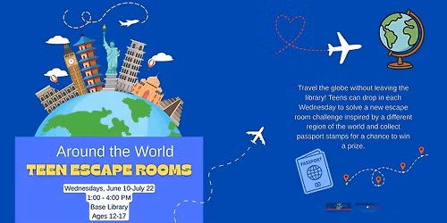 Around the World Teen Escape Rooms