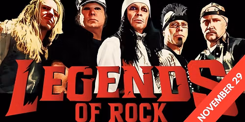 1 Band... TEN tributes with the Legends of Rock!