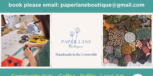 Block Printing Workshop-Print Your Own Tea Towel