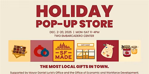 SFMade Holiday Pop-Up Store
