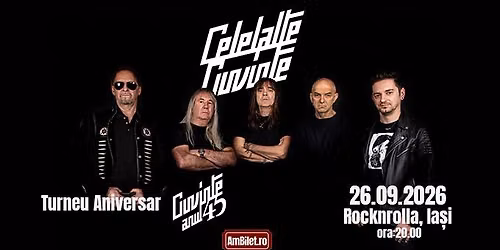 Turneu Aniversar Celelalte Cuvinte - Anul 45 - Ia\u0219i