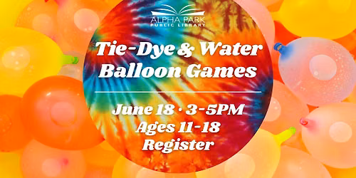 Tie-Dye & Water Balloon Games