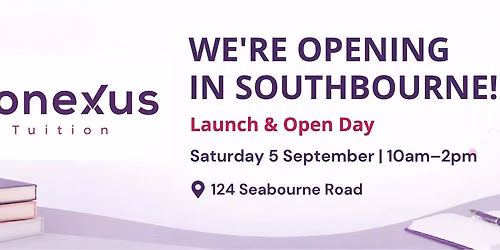 Conexus Tuition Southbourne: Launch & Open Day