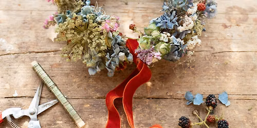 Langdon autumn wreathmaking workshop