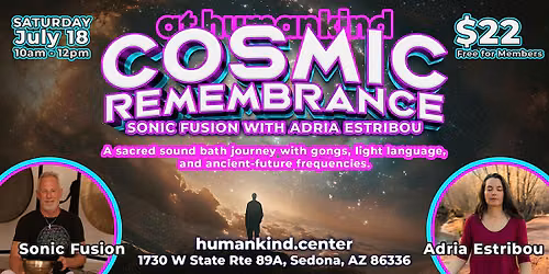 Cosmic Remembrance: Sonic Fusion with Adria Estribou