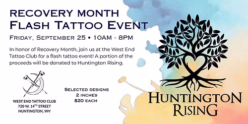 Recovery Month Flash Tattoo Event