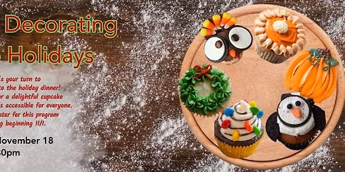 Youth: Cupcake Decorating for the Holidays