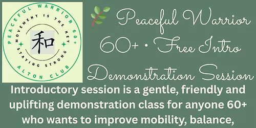 \ud83c\udf3f Peaceful Warrior 60+ \ud83c\udf3f Movement is the key \u2014 staying strong at 60 and beyond