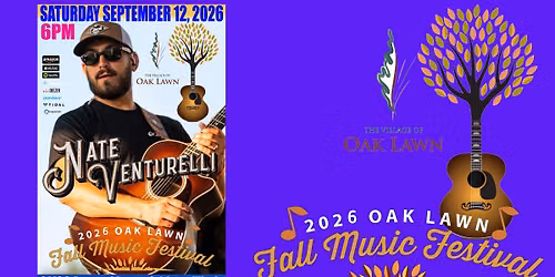 Nate Venturelli at Oak Lawn's Fall Music Festival