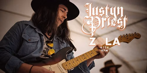 Funky 70's Hoopfest Friday at Zola w\/Justyn Priest (full band)