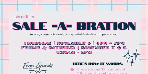 Free Spirits\/ Blessings and Butterflies Sale-A-Bration