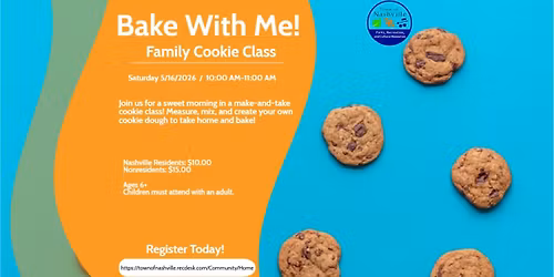 Bake With Me!  Family Cooking Class 