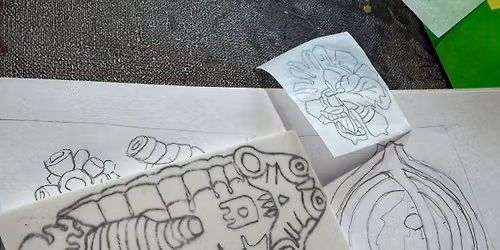 Puff & Print with Amy: Stamping & Printing on Fabric
