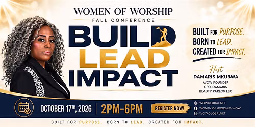 Women of Worship Fall Conference 2026: Build. Lead. Impact