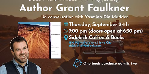 Author Event with Grant Faulkner in conversation with Yasmina Din Madden