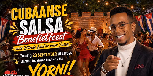 Cubaanse Salsa Benefietfeest met DJ Yorni bij de Burcht! *** 20 september 2026 ***