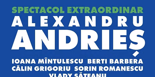 Alexandru Andrie\u0219 revine pe scen\u0103 \u00een toamna anului 2026 cu \u201eULTIMUL DANS\u201d - Bucuresti