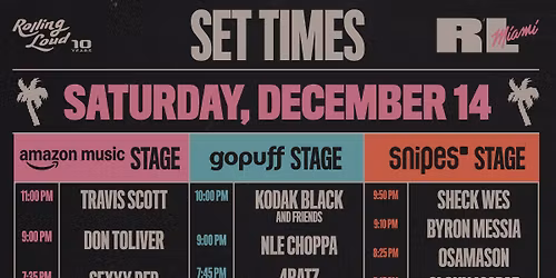 2026 Rolling Loud Festival - Saturday at Camping World Stadium