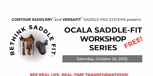 Saddle Fit Workshop - English and Western Saddles