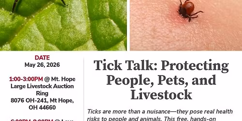 Tick Talk:Protecting People, Pets and Livestock