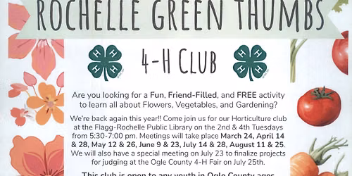 Rochelle Green Thumbs 4H Club