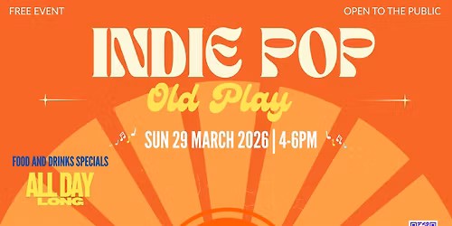 Live Indie Pop Sunday with Old Play Band at EFYC