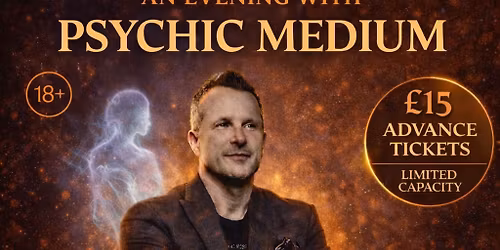 An Evening with Peter Crawford \u2013 Psychic Medium