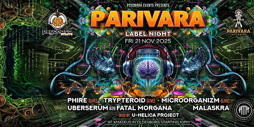 Parivara Records Label Night in Amadeus Oldenburg