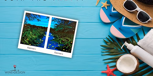 Firefly Sunset Date Night Paint Night -by Wine & Design
