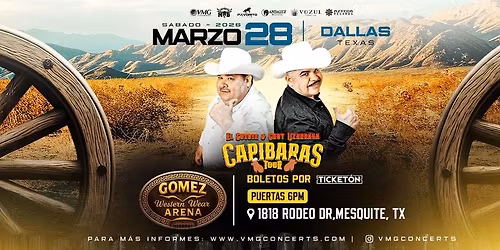 EL COYOTE Y CHUY LIZARRAGA CAPIBARAS TOUR