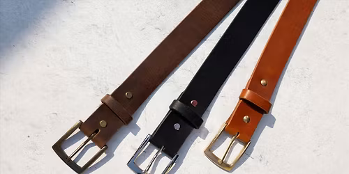 Buckle Up: Traditional belt making meets modern hands