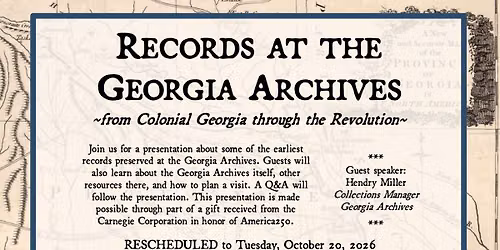 Records at the Georgia Archives