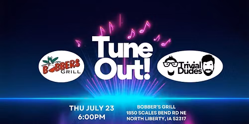 Tune Out at Bobbers Grill