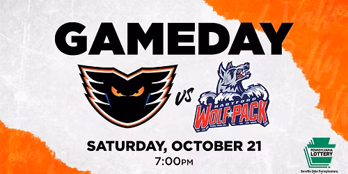 Lehigh Valley Phantoms at Hartford Wolf Pack at PeoplesBank Arena