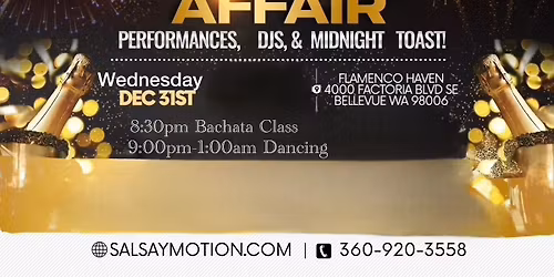 Salsa\/Bachata New Year\u2019s Eve Gala! 