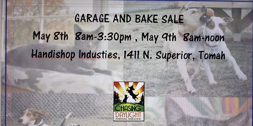 CDAS GARAGE & BAKE SALE!