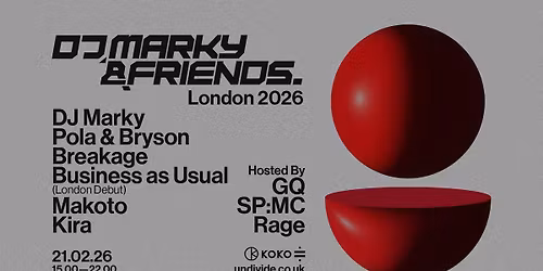 DJ Marky & Friends London 2026