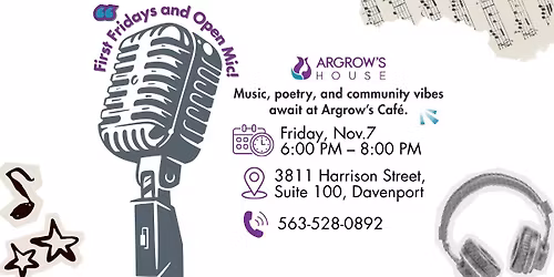 Argrow's First Fridays & Open Mic