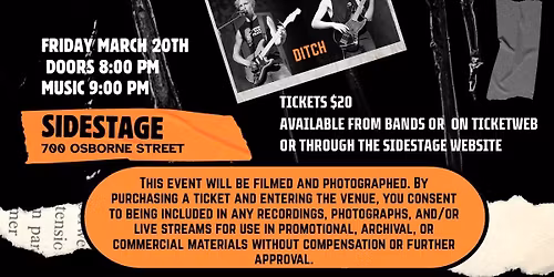 The Manitoba Rockin' Revolution Live at Sidestage with CAR287, Ronnie Ladobruk, Leddwyn and DITCH!