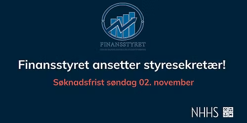 Finansstyret ansetter ny styresekret\u00e6r for 2026!