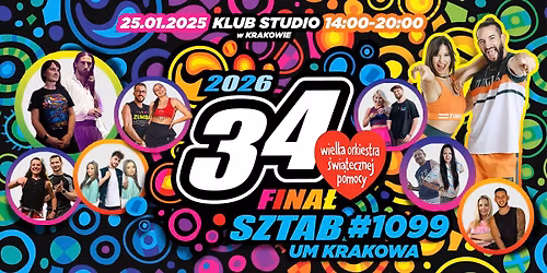 Taneczna Orkiestra \u015awi\u0105tecznej Pomocy - 34 Fina\u0142 WO\u015aP w Klubie STUDIO