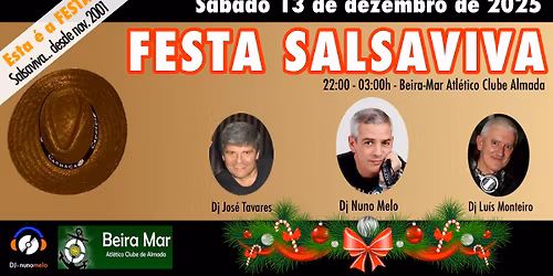 Festa Salsaviva de Natal - S\u00e1bado 13 de Dezembro 2025