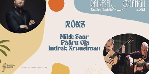 Ansambel \u201cN\u00f5ks\u201d - Mikk Saar, P\u00e4\u00e4ru Oja ja Indrek Kruusimaa