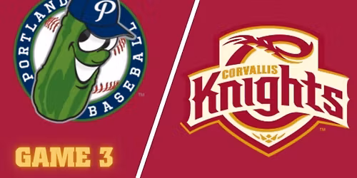 Portland Pickles at Corvallis Knights at Goss Stadium at Coleman Field