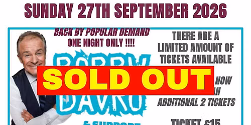 COMEDY NIGHT - BOBBY DAVRO