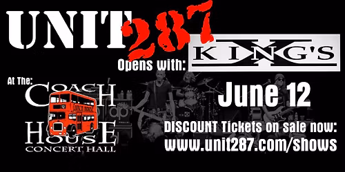 UNIT287 w\/KINGSX @ The Coach House