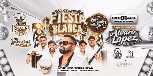 FIESTA BLANCA! CHALE x LA SUCURSAL
