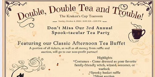 3rd Annual Spook-tacular Tea Party 