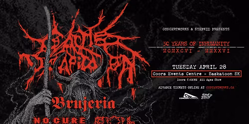 CATTLE DECAPITATION: 30 YEARS OF INHUMANITY - Saskatoon