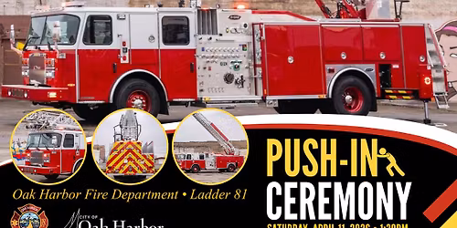 Push-in Ceremony for new Ladder Truck